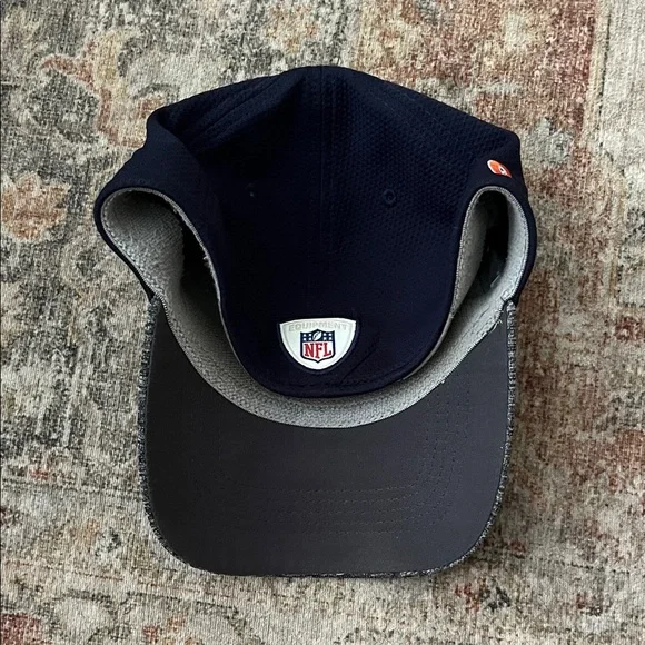 NFL Chicago Bears Navy and Gray Cap with Orange Accent - Picture 2 of 5